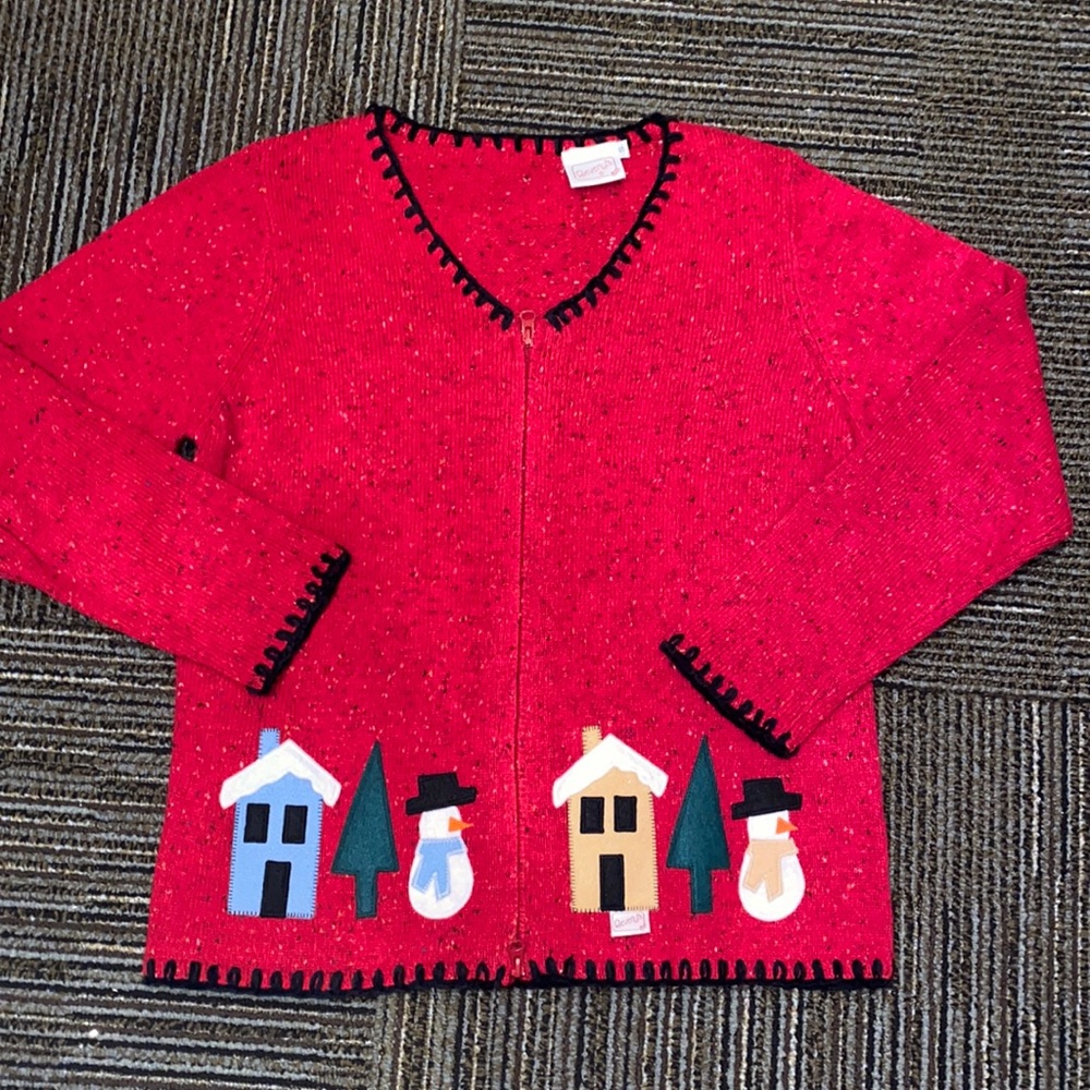 Vintage Beverly’s sweater made in USA, Christmas sweater, rare, find size small